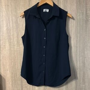 Frame Women's Sleeveless Top Size Medium Dark Blue